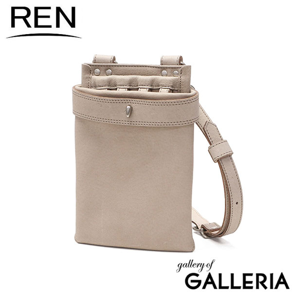 REN ショルダーバッグ メンズ レディース 斜めがけ レン バッグ 小さめ 小さい ブランド 革 本革 レザー シンプル シザーバッグ シザーケース はさみ 日本製 HALLIE #30 シザーズバッグ・ネイティブ 5-30-30522