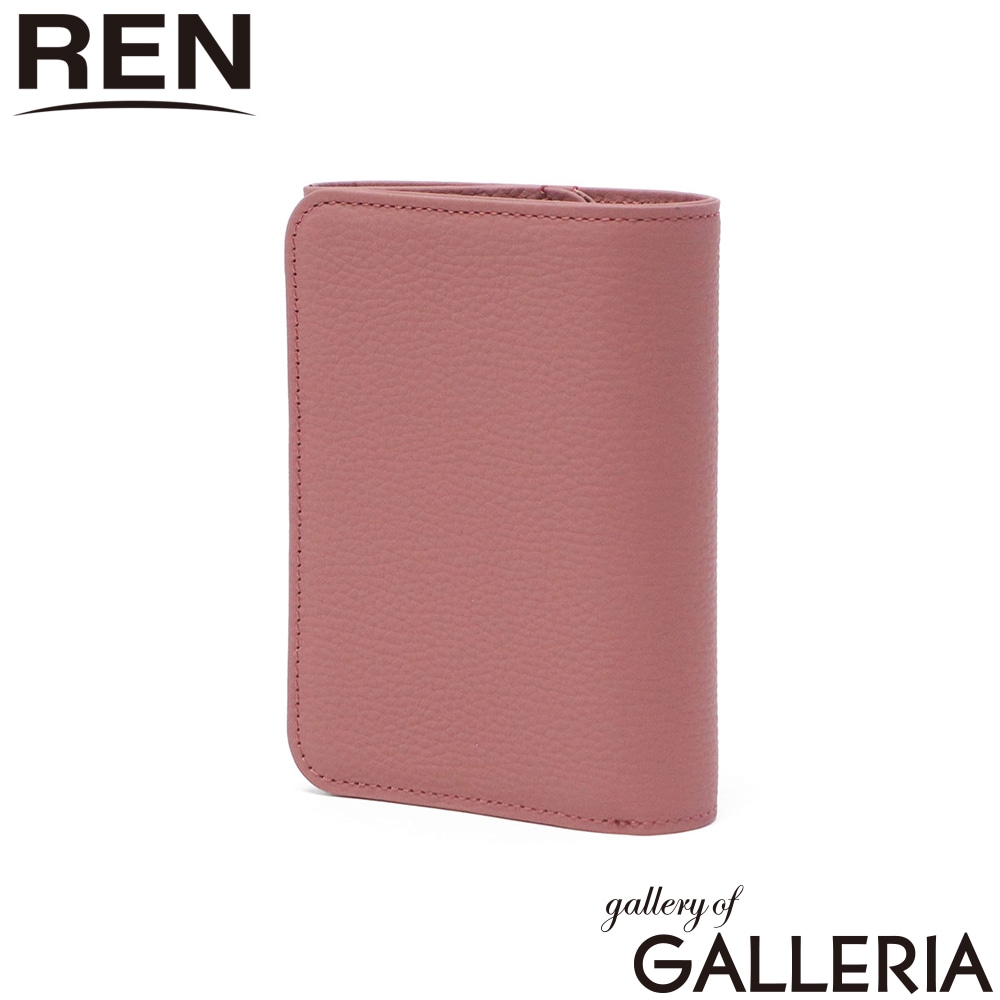 REN 二つ折り財布 レディース 本革 ブランド レン 財布 日本製 大人 二つ折 かぶせ 革 レザー 小銭入れ カード入れ コンパクト きれいめ おしゃれ 上品 シンプル PHILIP ポストマンウォレットS 3-51-12121