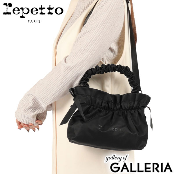 Repetto レペット トートバッグ 旅行 ハンドバッグ 横 大人 ミニバッグ リボン 2WAY Petit ベサスバッグ 51252550389