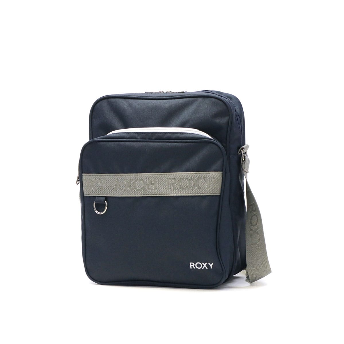 Seventeen掲載 ロキシー ショルダーバッグ ROXY CLASS ROOM スクールバッグ 横浜型ショルダーバッグ ショルダー 縦型 斜めがけ 9.3L A4 ファスナー 軽量 通学 女子 中学生 高校生 レディース RBG225314