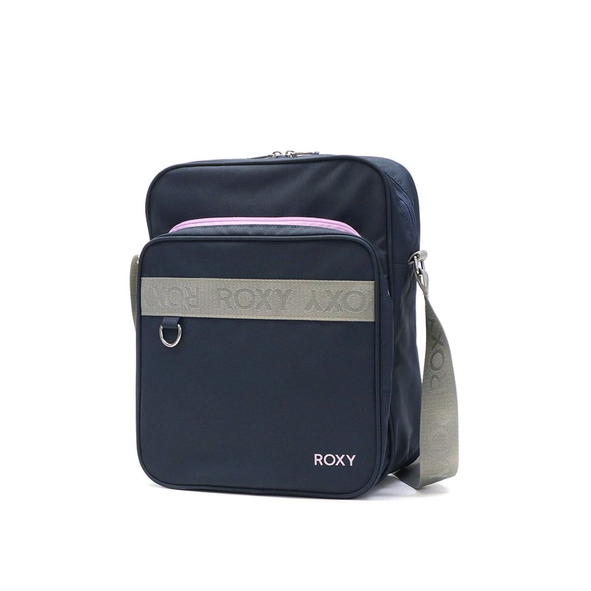Seventeen掲載 ロキシー ショルダーバッグ ROXY CLASS ROOM スクールバッグ 横浜型ショルダーバッグ ショルダー 縦型 斜めがけ 9.3L A4 ファスナー 軽量 通学 女子 中学生 高校生 レディース RBG225314