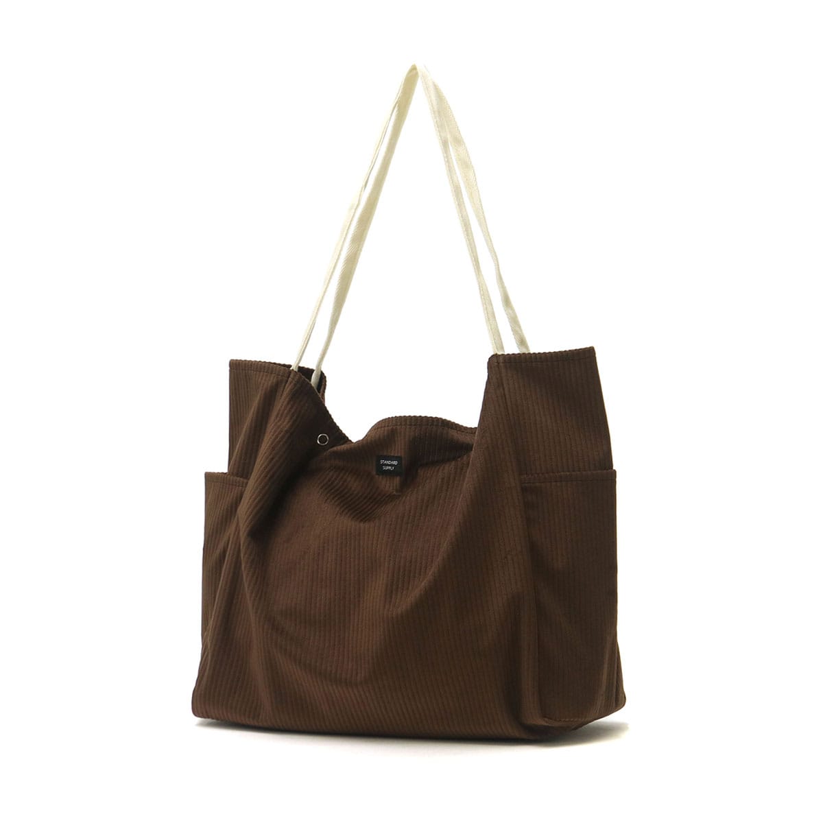 【セール】スタンダードサプライ トートバッグ STANDARDSUPPLY STANDARD SUPPLY バッグ DAILY CORDUROY TOTE M エコバッグ トート A4 マイバッグ ママバッグ マザーズバッグ 軽量 手洗い可 日本製 メンズ レディース 秋冬限定