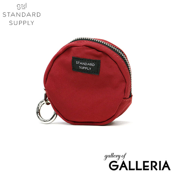 【メール便】スタンダードサプライ ポーチ 小物入れ かわいい ブランド STANDARD SUPPLY 小さい 小さめ 小物 20代 30代 カラビナ ミニポーチ マルチポーチ 軽量 軽い カジュアル ROUND CHARM POUCH M