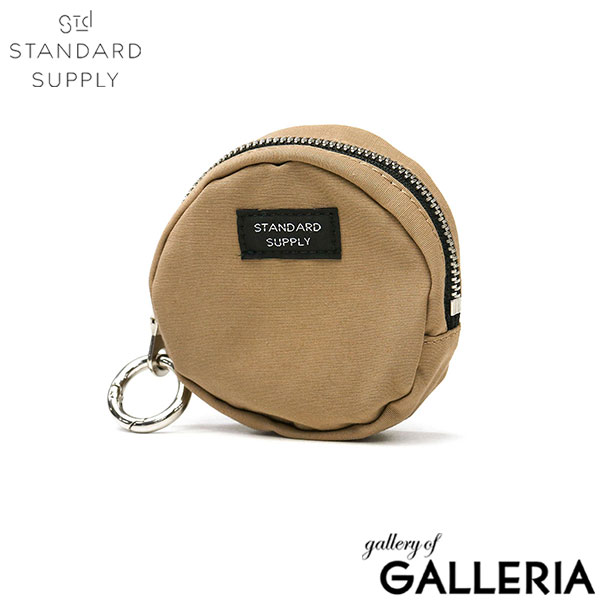 【メール便】スタンダードサプライ ポーチ 小物入れ かわいい ブランド STANDARD SUPPLY 小さい 小さめ 小物 20代 30代 カラビナ ミニポーチ マルチポーチ 軽量 軽い カジュアル ROUND CHARM POUCH M