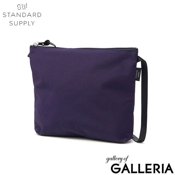 【正規取扱店】 スタンダードサプライ ショルダーバッグ レディース メンズ 斜めがけバッグ 斜めがけ STANDARD SUPPLY サコッシュ 小さめ きれいめ ミニ ブランド 軽量 軽い A5 日本製 SIMPLICITY ZIP SHOULDER