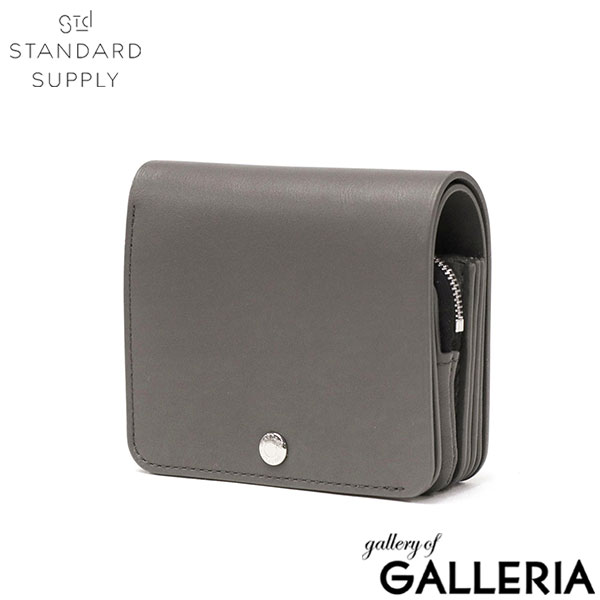 【セール】【正規取扱店】 スタンダードサプライ 二つ折り財布 レディース メンズ ブランド STANDARD SUPPLY ファスナー 本革 レザー 小銭 小銭入れ カード カード入れ 財布 ギフト 日本製 PAL ACCORDION COMPACT WALLET