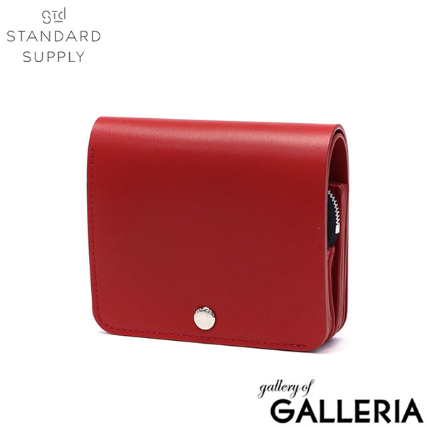 【セール】【正規取扱店】 スタンダードサプライ 二つ折り財布 レディース メンズ ブランド STANDARD SUPPLY ファスナー 本革 レザー 小銭 小銭入れ カード カード入れ 財布 ギフト 日本製 PAL ACCORDION COMPACT WALLET