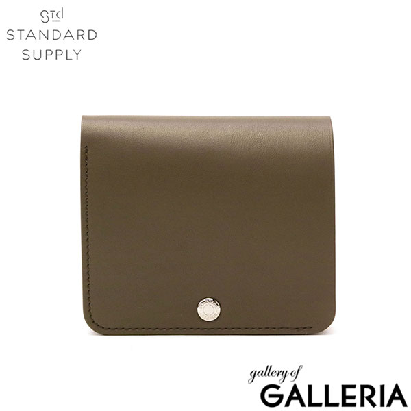 【セール】【正規取扱店】 スタンダードサプライ 二つ折り財布 レディース メンズ ブランド STANDARD SUPPLY ファスナー 本革 レザー 小銭 小銭入れ カード カード入れ 財布 ギフト 日本製 PAL ACCORDION COMPACT WALLET