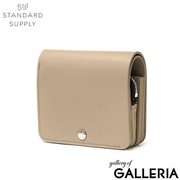【セール】【正規取扱店】 スタンダードサプライ 二つ折り財布 レディース メンズ ブランド STANDARD SUPPLY ファスナー 本革 レザー 小銭 小銭入れ カード カード入れ 財布 ギフト 日本製 PAL ACCORDION COMPACT WALLET