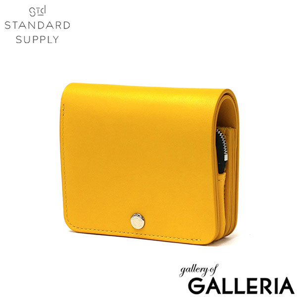 【セール】【正規取扱店】 スタンダードサプライ 二つ折り財布 レディース メンズ ブランド STANDARD SUPPLY ファスナー 本革 レザー 小銭 小銭入れ カード カード入れ 財布 ギフト 日本製 PAL ACCORDION COMPACT WALLET