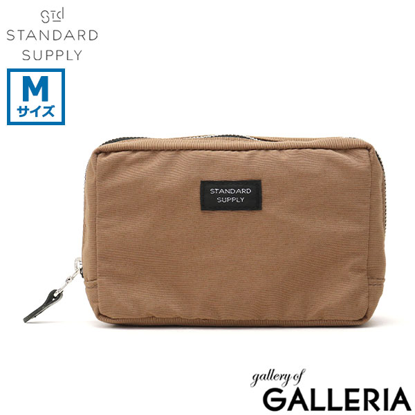 【メール便】スタンダードサプライ ポーチ STANDARD SUPPLY SIMPLICITY スクエアポーチ 小物入れ 小さめ ファスナー ジップ 撥水 日本製 ユニセックス メンズ レディース SQUARE POUCH M