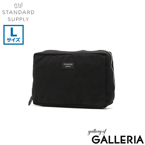 【メール便】スタンダードサプライ ポーチ STANDARD SUPPLY SIMPLICITY スクエアポーチ 小物入れ ファスナー ジップ 撥水 日本製 ユニセックス メンズ レディース SQUARE POUCH L