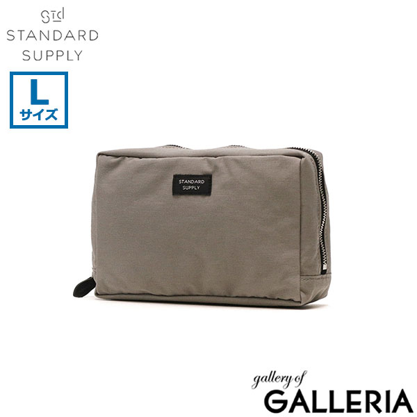 【メール便】スタンダードサプライ ポーチ STANDARD SUPPLY SIMPLICITY スクエアポーチ 小物入れ ファスナー ジップ 撥水 日本製 ユニセックス メンズ レディース SQUARE POUCH L