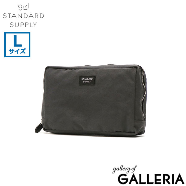 【メール便】スタンダードサプライ ポーチ STANDARD SUPPLY SIMPLICITY スクエアポーチ 小物入れ ファスナー ジップ 撥水 日本製 ユニセックス メンズ レディース SQUARE POUCH L