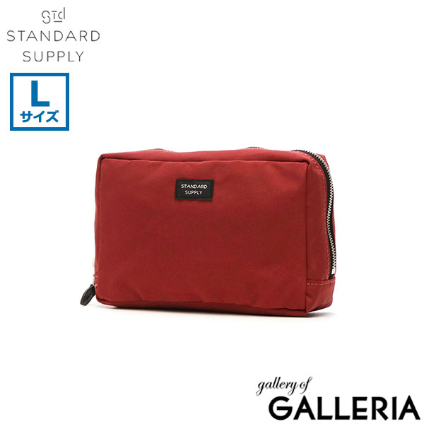 【メール便】スタンダードサプライ ポーチ STANDARD SUPPLY SIMPLICITY スクエアポーチ 小物入れ ファスナー ジップ 撥水 日本製 ユニセックス メンズ レディース SQUARE POUCH L