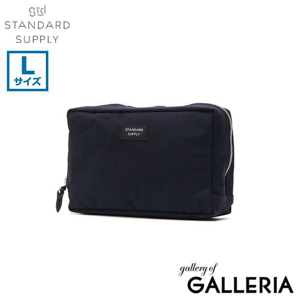 【メール便】スタンダードサプライ ポーチ STANDARD SUPPLY SIMPLICITY スクエアポーチ 小物入れ ファスナー ジップ 撥水 日本製 ユニセックス メンズ レディース SQUARE POUCH L