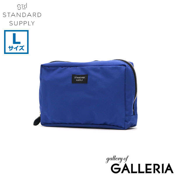 【メール便】スタンダードサプライ ポーチ STANDARD SUPPLY SIMPLICITY スクエアポーチ 小物入れ ファスナー ジップ 撥水 日本製 ユニセックス メンズ レディース SQUARE POUCH L