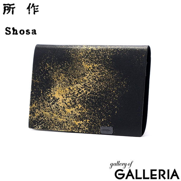 所作 財布 SHOSA ショサ 三つ折り財布 小銭入れあり おしゃれ 本革 牛革 レザー 薄い 日本製 ブランド メンズ レディース コンパクト 小さめ 雲母 ショートウォレット 1.0
