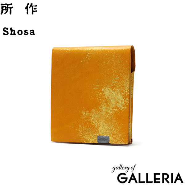 所作 財布 SHOSA ショサ 三つ折り財布 小銭入れあり おしゃれ 本革 牛革 レザー 薄い 日本製 ブランド メンズ レディース コンパクト 小さめ 雲母 ショートウォレット 2.0