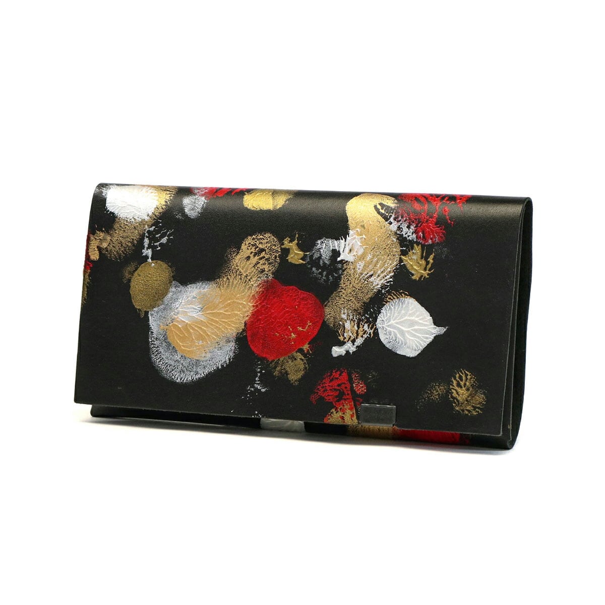 所作 長財布 Shosa ショサ 財布 薄い handpaint ロング 三つ折り 折りたたみ 小銭入れ付き 金魚 海月 本革 日本製 メンズ レディース sho-lo1c-handpaint