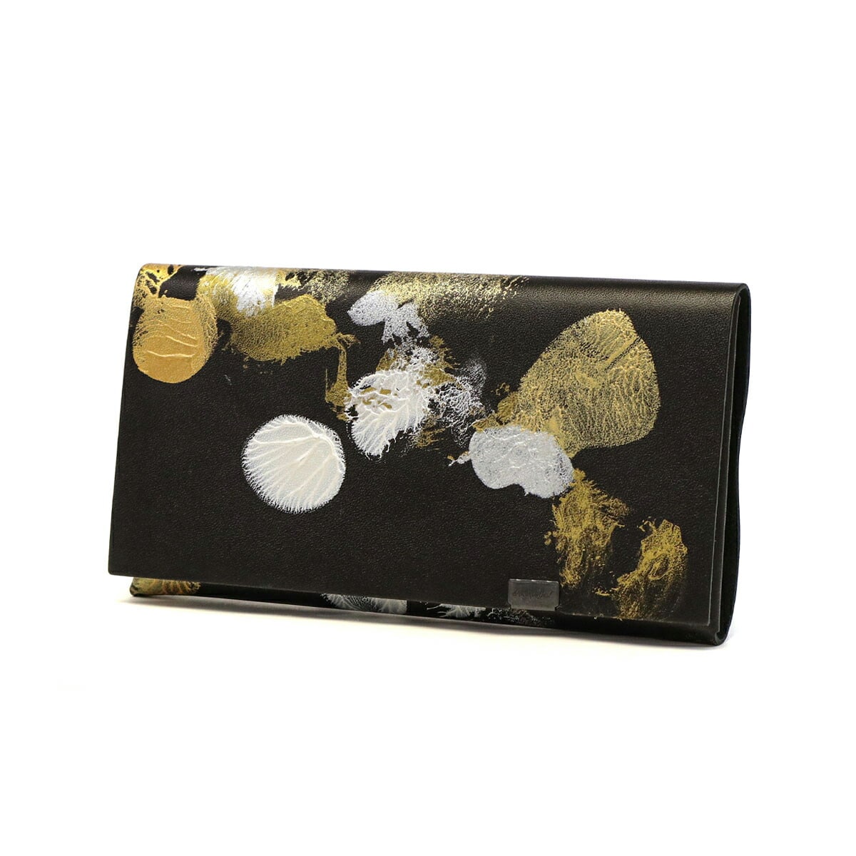 所作 長財布 Shosa ショサ 財布 薄い handpaint ロング 三つ折り 折りたたみ 小銭入れ付き 金魚 海月 本革 日本製 メンズ レディース sho-lo1c-handpaint