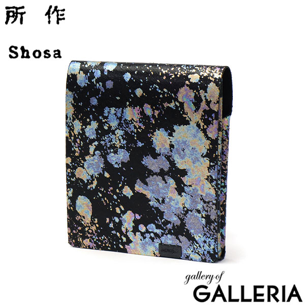 所作 財布 メンズ レディース 本革 Shosa ショサ 三つ折り財布 オシャレ 革 コンパクト 軽い カード入れ 男性 女性 小銭入れあり 小さい 牛革 日本製 ブランド 黒 ショートウォレット2.0 sabaoSP