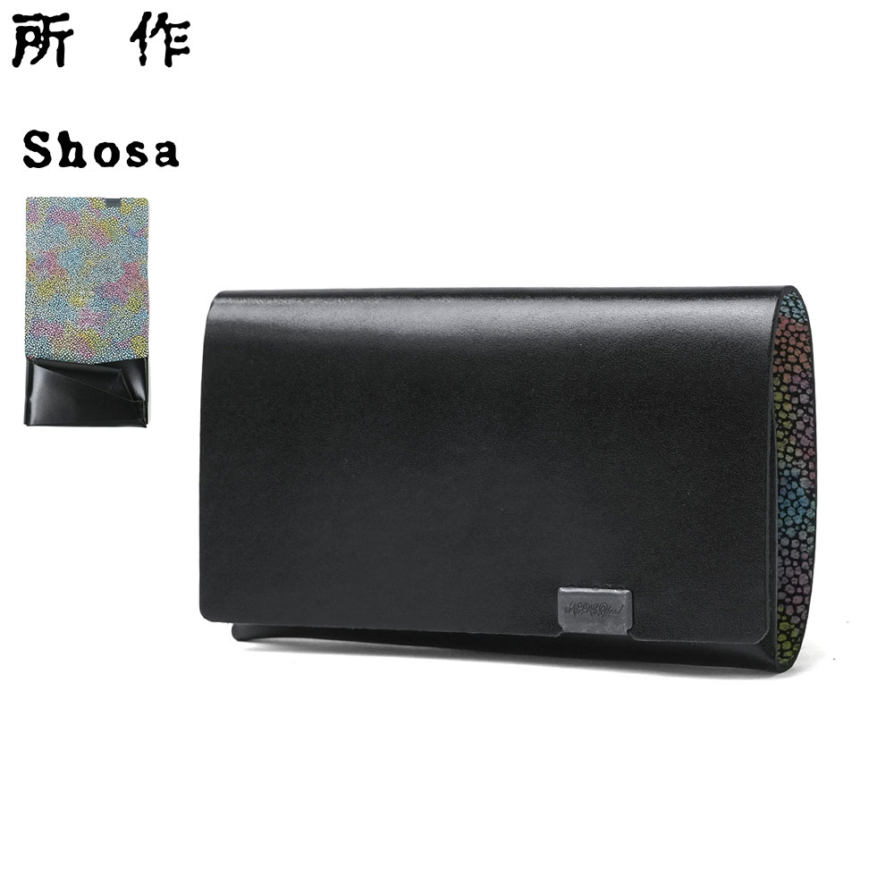 Shosa 所作 コインケース 小銭 ミニ財布 ユニセックス 軽量 軽い 牛革 革 レザー 経年変化 和モダン