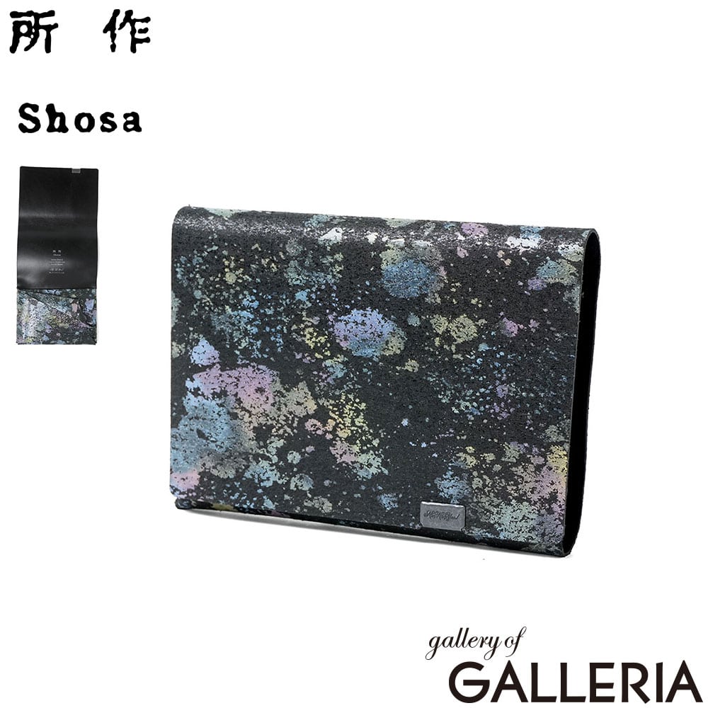 Shosa 所作 三つ折り財布 革財布 コンパクト ユニセックス 軽量 牛革 革 レザー 経年変化 和モダン ショートウォレット1.0