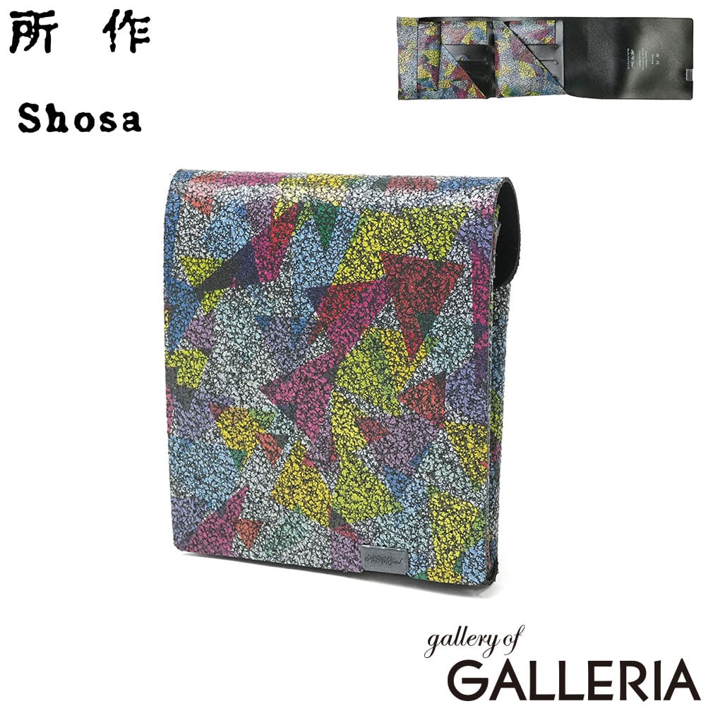 Shosa 所作 三つ折り財布 革財布 コンパクト ユニセックス スリム 軽量 牛革 革 レザー 経年変化 ショートウォレット2.0