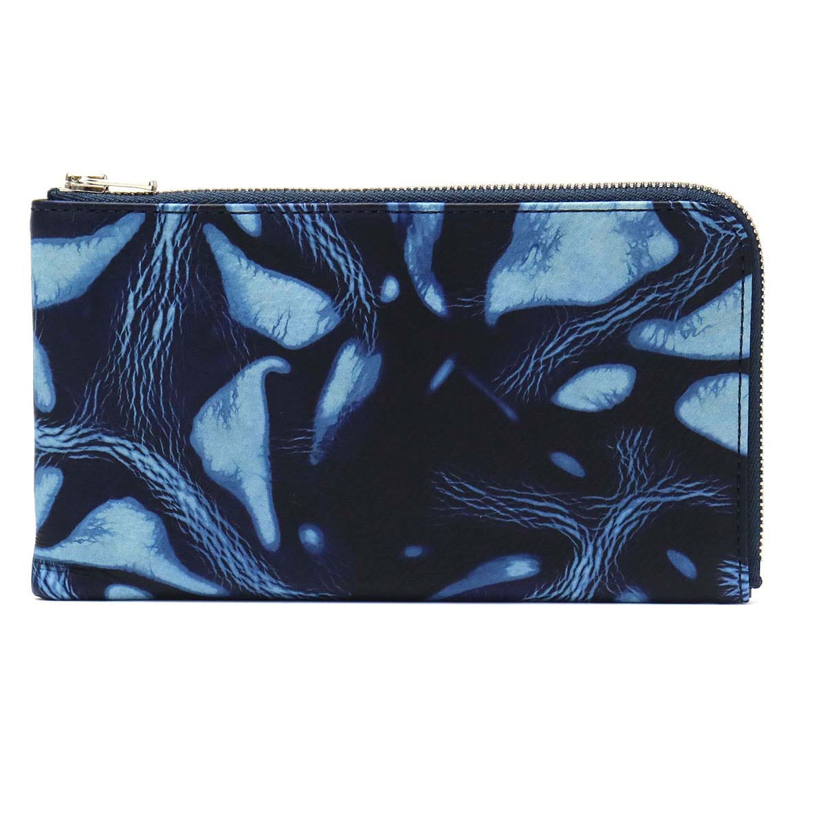 【セール】クランプ 財布 Cramp L字ファスナー長財布 SUKUMO LEATHER スクモレザー 本革 天然本藍染革 メンズ レディース 池之端銀革店 SKM-001