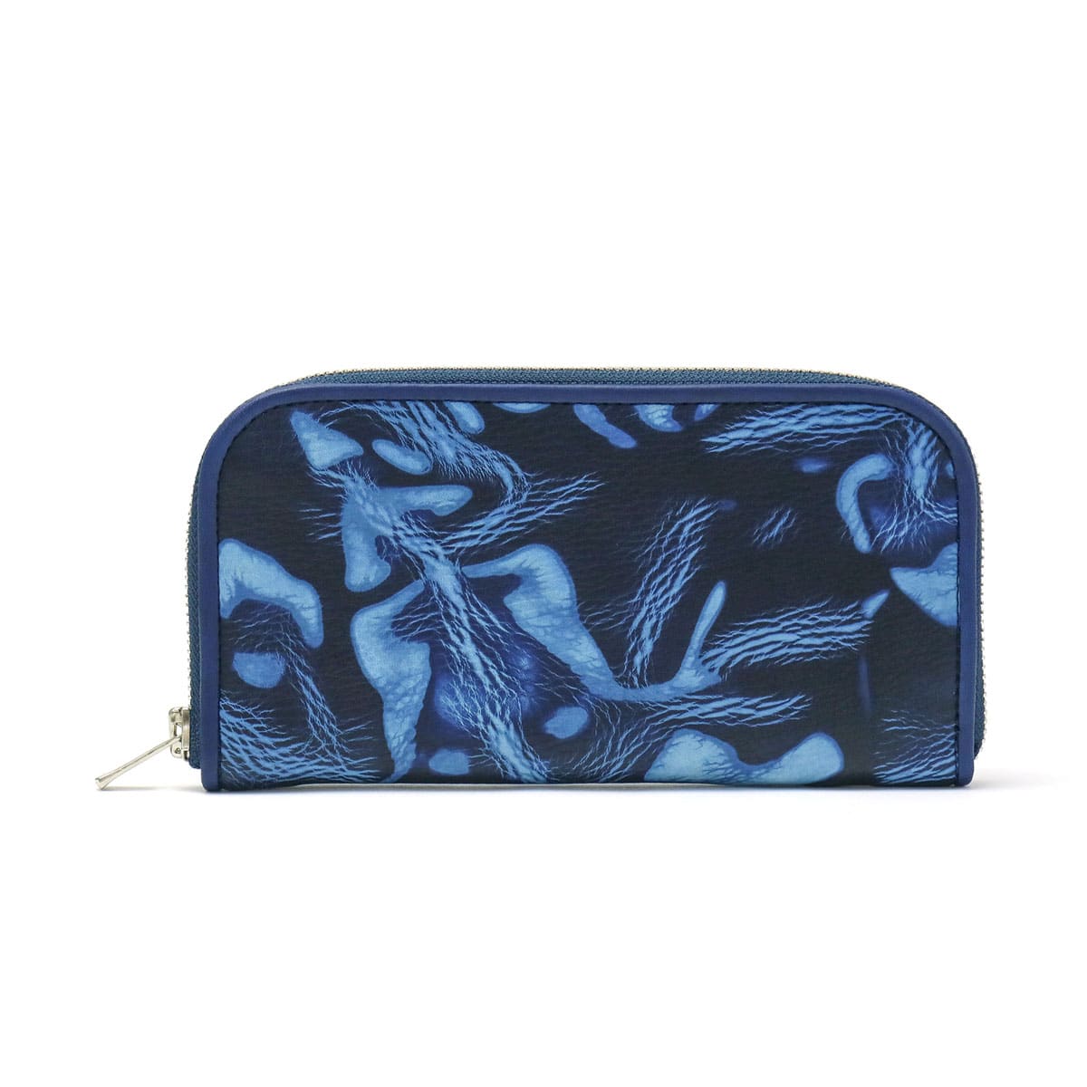 【セール】【当店限定モデル】 クランプ 財布 Cramp ラウンドファスナー長財布 SUKUMO LEATHER スクモレザー 本革 天然本藍染革 メンズ レディース 池之端銀革店 SKM-G001