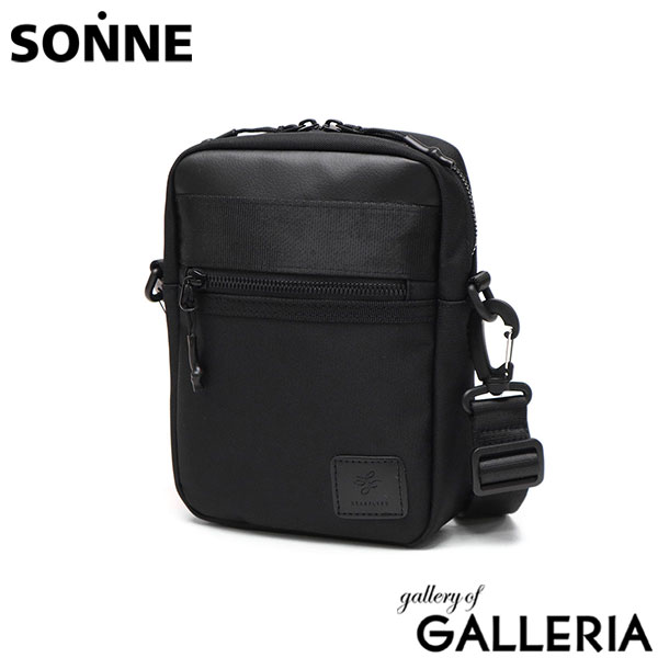 ゾンネ ショルダーバッグ メンズ 斜めがけバッグ ブランド SONNE 小さめ ミニ 軽量 縦型 大人 かっこいい カジュアル シンプル ブラック ミニショルダー サブバッグ 斜めがけ 撥水 STAR FLYER SOSF004