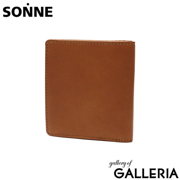 ゾンネ 財布 メンズ レディース 二つ折り 二つ折り財布 革 本革 羊革 シープレザー ブランド SONNE コンパクト 小銭入れ付 小銭入れあり おしゃれ 薄型 スリム SCHAF マルチコンパクトウォレット SOS009A