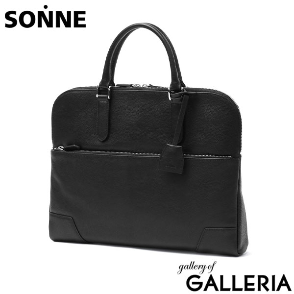 SONNE ゾンネ ビジネスバッグ 仕事 通勤用 上品 男性 女性 通勤カバン 薄型 スリム 手持ち ファスナー付き CLAUDIO SOX030