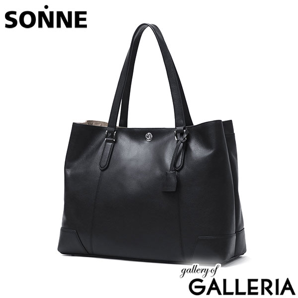 SONNE ゾンネ トートバッグ 牛革 通勤バッグ 肩掛け 横型 革 レザー 本革 無地 おしゃれ CLAUDIO SOX031