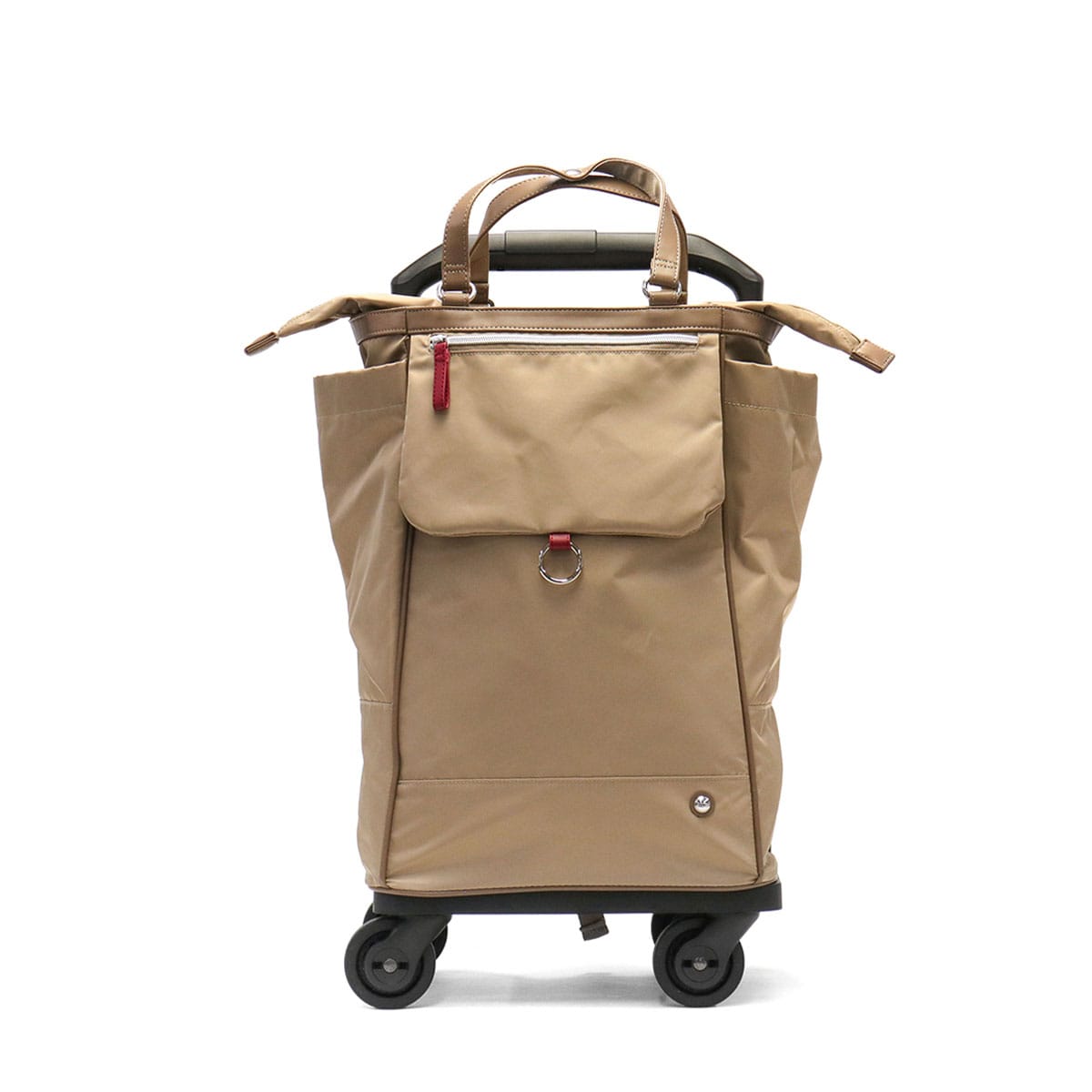 ソエルテ キャリーバッグ soelte オートゥイユ お買い物キャリー キャリーカート ショッピングカート 4輪 21L Sサイズ 小型 横押し 前押し キャスターストッパー A4 B4 ファスナー付き 買い物 旅行 レディース 35981