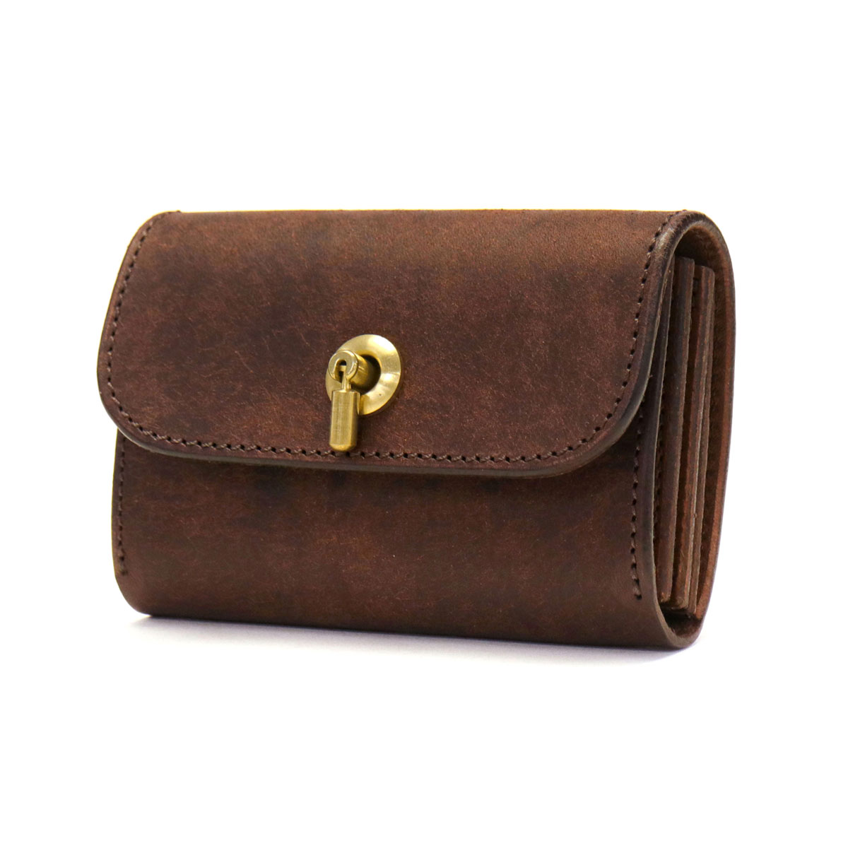 財布 レディース 本革 PUEBLO プエブロ ミニウォレット フラップ ギャルソンウォレット コンパクト かぶせ ギャルソン BOX型小銭入れ SOW&SEW ソウアンドソウ PB-GR03