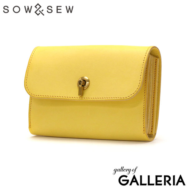 【セール】財布 レディース 本革 MAINE メイン ミドルウォレット フラップ ギャルソンウォレット ミドル かぶせ ギャルソン BOX型小銭入れ SOW&SEW ソウアンドソウ MN-GR02