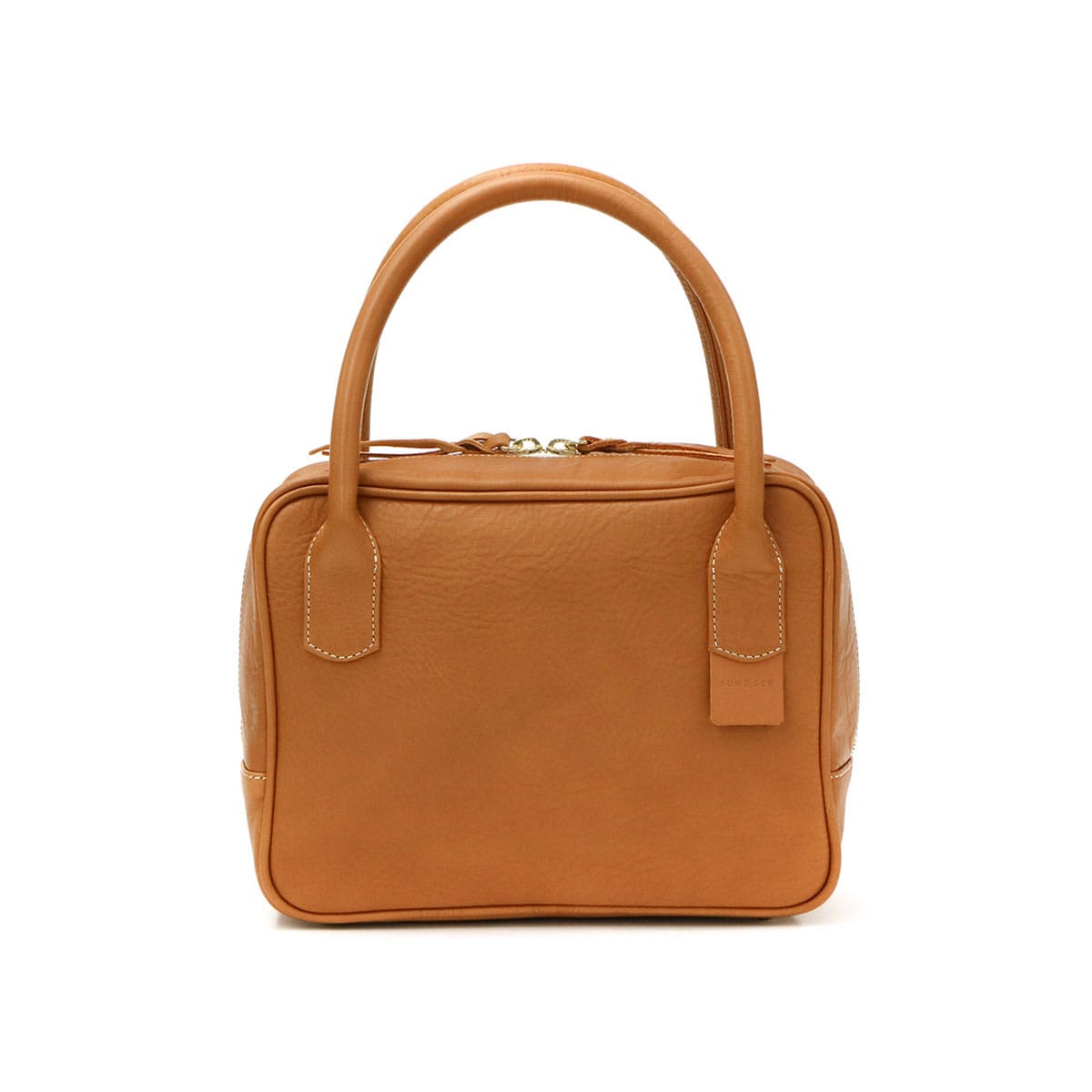 【セール】ハンドバッグ L レディース 本革 革 レザー トートバッグ ミニトートバッグ ミニバッグ ミニ 小さめ SHRINK LEATHER シュリンクレザー ファスナー付き ボックス型 スクエア SOW&SEW ソウアンドソウ PB-BB02