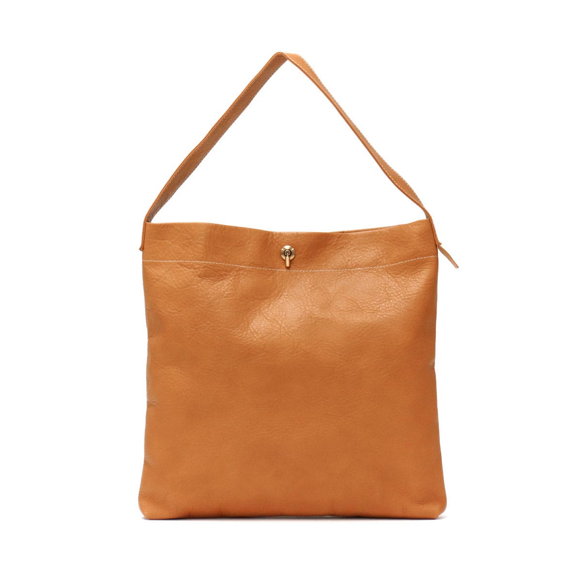 【セール】トートバッグ レディース 本革 革 レザー 小さめ ワンハンドル 肩掛け SHRINK LEATHER シュリンクレザー 縦型 SOW&SEW ソウアンドソウ PB-OH01