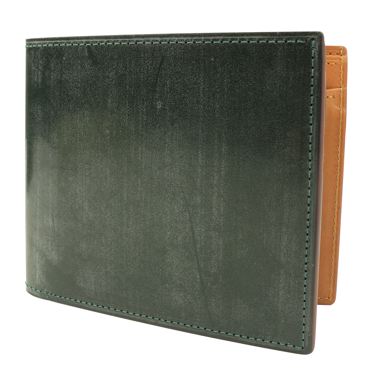 フェソン FESON 二つ折り財布 ブライドル切目札入 メンズ レザー 本革 小銭入れあり ST01-002