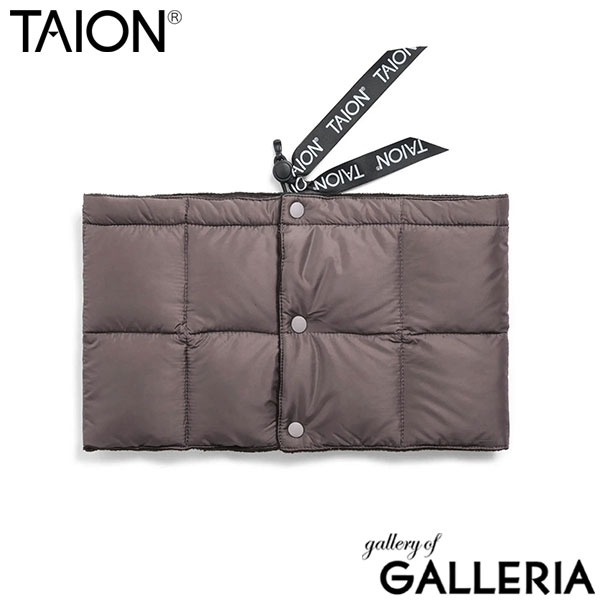 タイオン ネックウォーマー メンズ レディース ダウン TAION スポーツ ブランド 冬 秋 薄手 軽量 防寒 洗える マフラー カジュアル おしゃれ シンプル BASIC LINE ベーシック ダウンネックウォーマー TAION-203A
