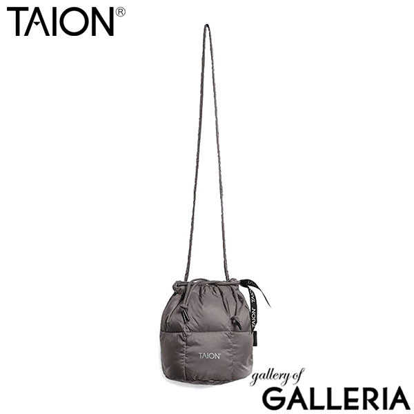 タイオン ショルダーバッグ メンズ レディース TAION バッグ 斜めがけ 軽量 軽い 小さめ コンパクト ブランド 巾着 ショルダー ダウン 800FP 洗える BASIC LINE ドローストリング ダウンバッグS TAION-DST01-S