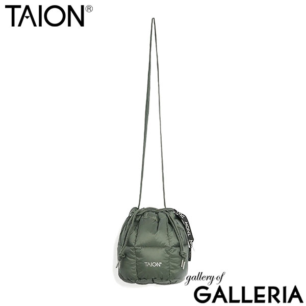 タイオン ショルダーバッグ メンズ レディース TAION バッグ 斜めがけ 軽量 軽い 小さめ コンパクト ブランド 巾着 ショルダー ダウン 800FP 洗える BASIC LINE ドローストリング ダウンバッグS TAION-DST01-S
