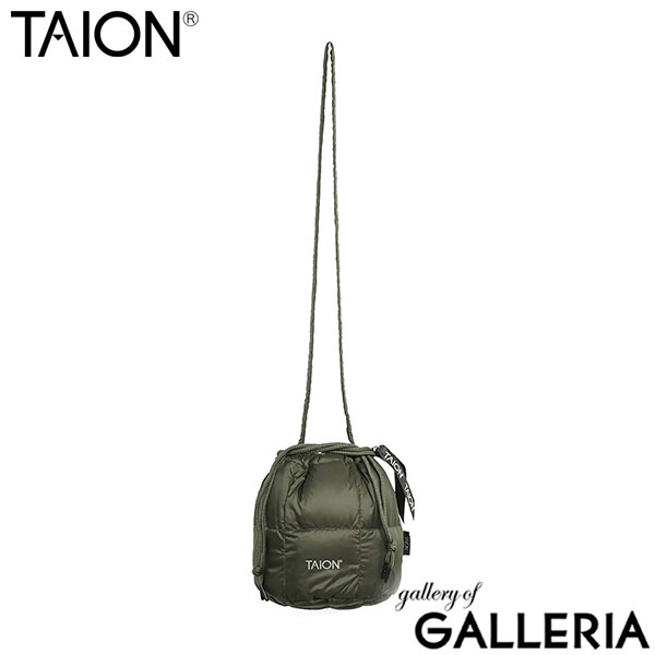 タイオン ショルダーバッグ メンズ レディース TAION バッグ 斜めがけ 軽量 軽い 小さめ コンパクト ブランド 巾着 ショルダー ダウン 800FP 洗える BASIC LINE ドローストリング ダウンバッグS TAION-DST01-S