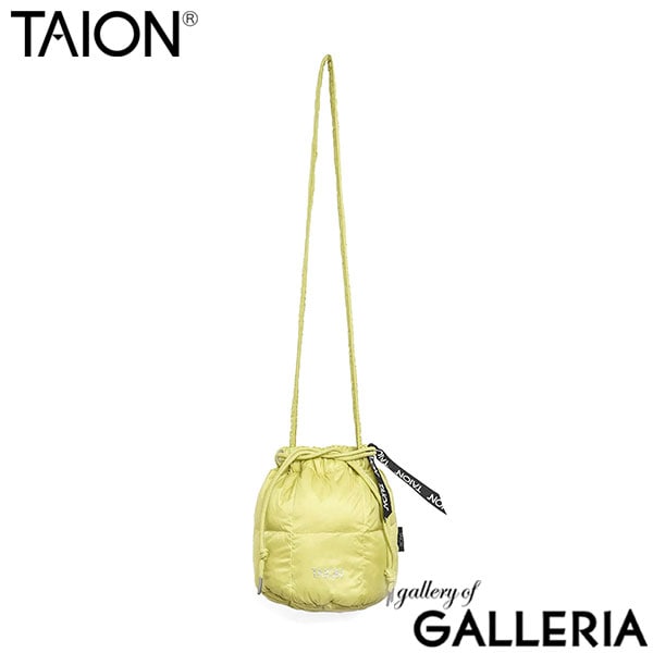 タイオン ショルダーバッグ メンズ レディース TAION バッグ 斜めがけ 軽量 軽い 小さめ コンパクト ブランド 巾着 ショルダー ダウン 800FP 洗える BASIC LINE ドローストリング ダウンバッグS TAION-DST01-S