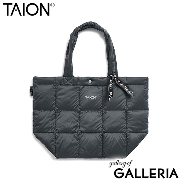 タイオン トートバッグ メンズ レディース A4 TAION バッグ カジュアル 軽量 軽い 横型 ブランド ダウン 800FP 洗える ロゴ シンプル おしゃれ BASIC LINE ランチ ダウン トートバッグ M TAION-TOTE02-M