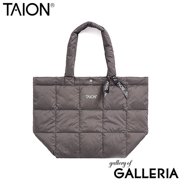 タイオン トートバッグ メンズ レディース A4 TAION バッグ カジュアル 軽量 軽い 横型 ブランド ダウン 800FP 洗える ロゴ シンプル おしゃれ BASIC LINE ランチ ダウン トートバッグ M TAION-TOTE02-M