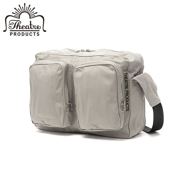シアタープロダクツ ショルダーバッグ レディース 斜めがけバッグ THEATRE PRODUCTS バッグ 斜めがけ ブランド 大人 軽量 軽い ナイロン シンプル カジュアル 横型 肩掛け かわいい B5 NYLON OUT POCKET SHOLDER BAG CL240304