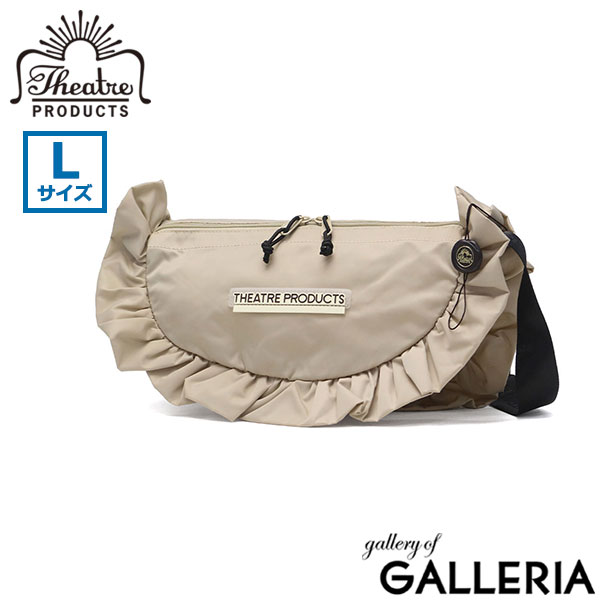 THEATRE PRODUCTS シアタープロダクツ ショルダーバッグ 軽い NYLON FRILL ROUND SHOULDER BAG L CL240858